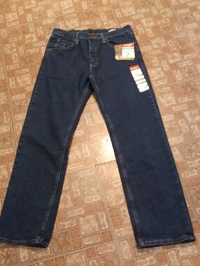 Wrangler Men's Dark Blue Straight Jeans 32x32